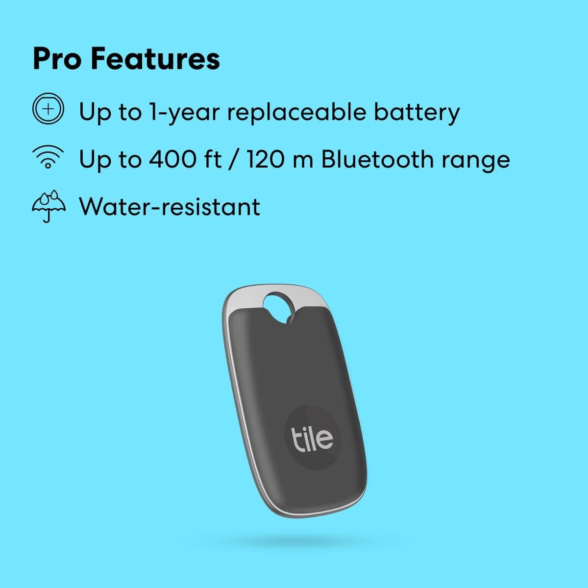 Buy Tile,Tile Pro (2022) Bluetooth Item Finder, 1 Pack, 120m finding range, works with Alexa and Google Smart Home, iOS and Android Compatible, Find your Keys, Remotes & More, Grey - Gadcet UK | UK | London | Scotland | Wales| Near Me | Cheap | Pay In 3 | GPS Tracking Devices